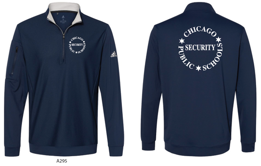 Adidas - Performance Textured Quarter-Zip Pullover - A295