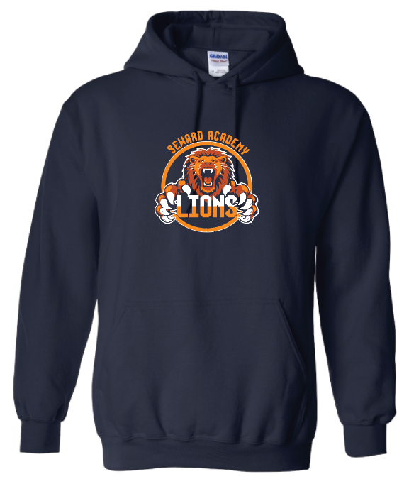 Seward Heavy Blend™ Hooded Sweatshirt Navy 1