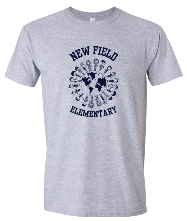 New Field Elementary T-shirt Grey