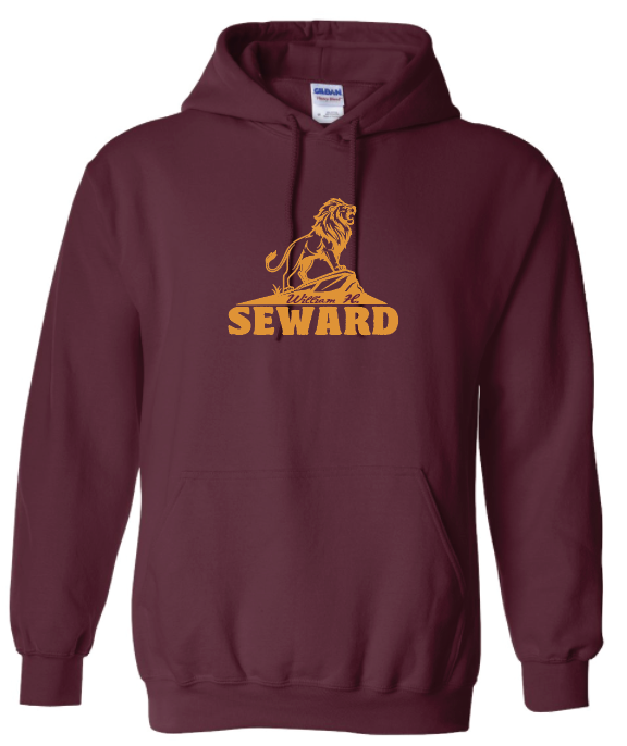 Seward Heavy Blend™ Hooded Sweatshirt Maroon 3