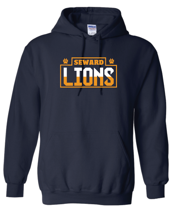 Seward Heavy Blend™ Hooded Sweatshirt Navy 4