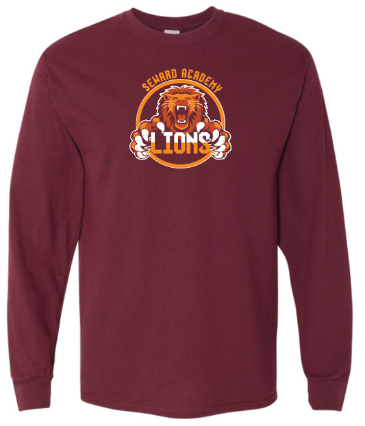 Seward Long Sleeve T-Shirt 1 Maroon