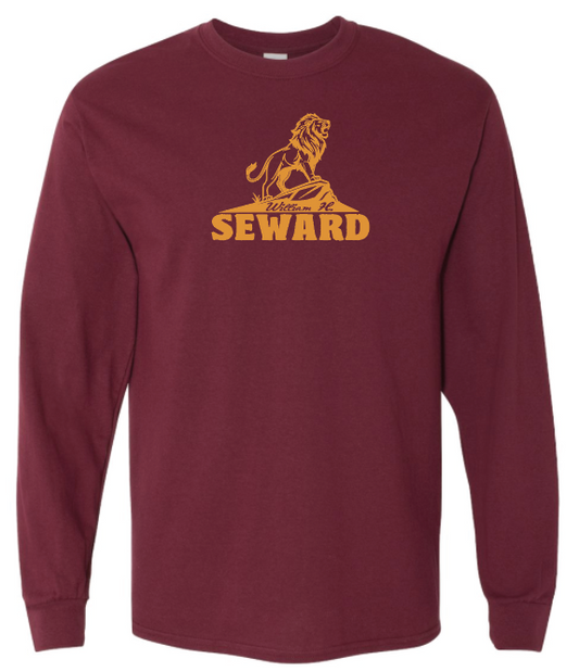 Seward Long Sleeve T-Shirt 3 Maroon