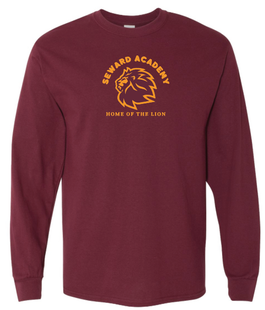 Seward Long Sleeve T-Shirt 2 Maroon