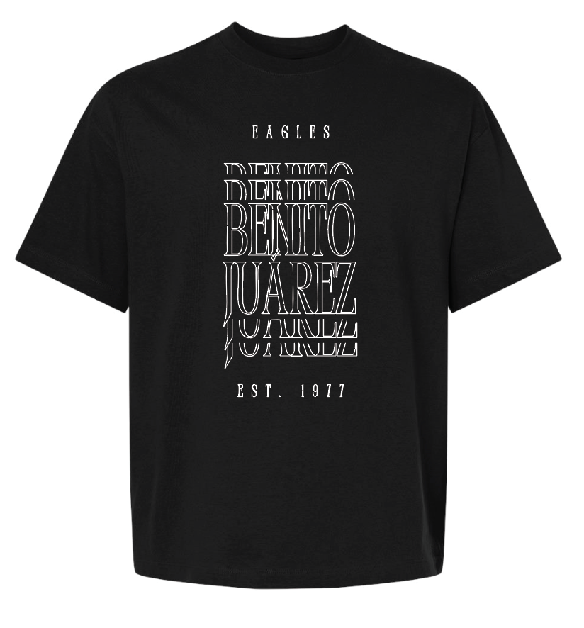 Benito Juarez Familia - T-Shirt -1977 EAGLES OVERSIZE RETRO TEE