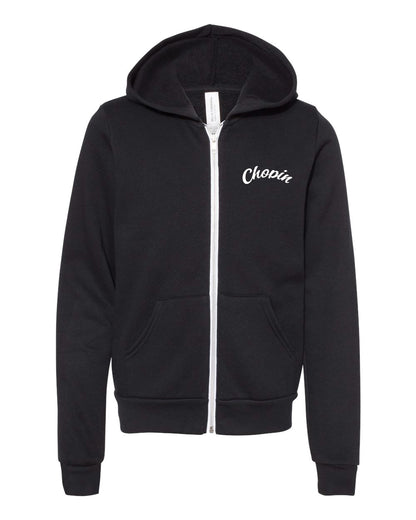 Chopin Youth Black Zip Sweatshirt