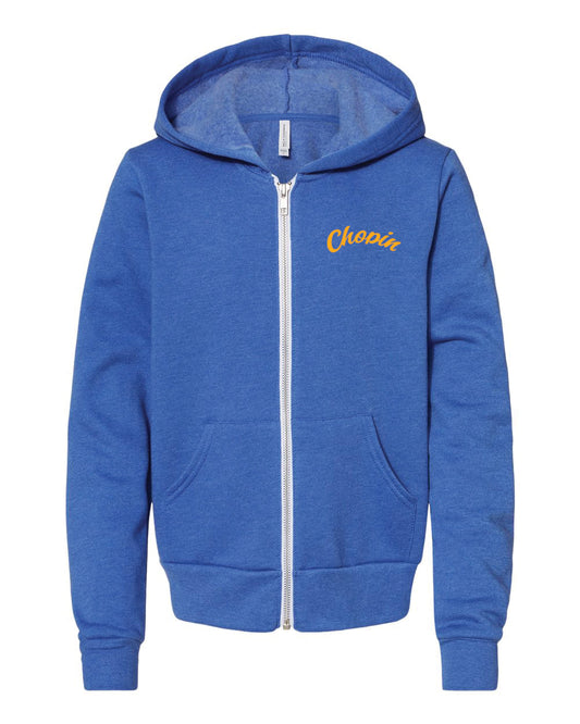 Chopin Youth Blue Zip Sweatshirt