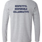 New Field Elementary Long Sleeve T-Shirt Grey